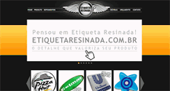 Desktop Screenshot of etiquetaresinada.com.br