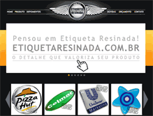Tablet Screenshot of etiquetaresinada.com.br